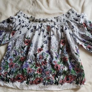 Off the shoulder shirt